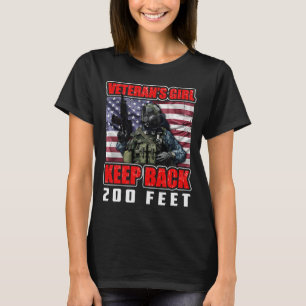 退役軍人ガール保バック200足 Tシャツ