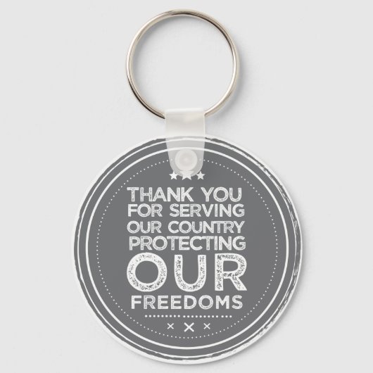 退役軍人キーホルダー キーホルダー (正面)
