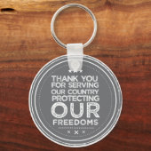 退役軍人キーホルダー キーホルダー (正面)