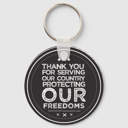 退役軍人キーホルダー キーホルダー (正面)