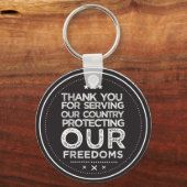 退役軍人キーホルダー キーホルダー (正面)