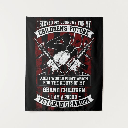 退役軍人グランパ タペストリー (正面)