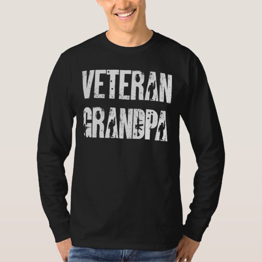 退役軍人グランパ Tシャツ (正面)