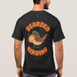 退役軍人グリーンベレー帽ひげ鳥 Tシャツ