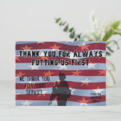 退役軍人サンキューカード サンキューカード (スタンド正面)