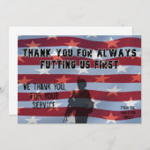 退役軍人サンキューカード サンキューカード (正面/裏面)