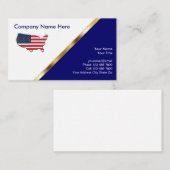 退役軍人サービス名刺 名刺 (正面/裏面)