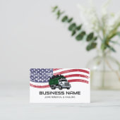 退役軍人ジャンクの取り外しと運搬サービス 名刺 (スタンド正面)