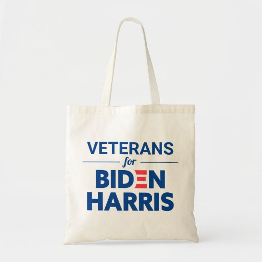 退役軍人ズバイデン氏ハリスカスタム文字 トートバッグ (正面)