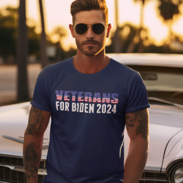 退役軍人ズバイデン氏2024選挙青 Tシャツ