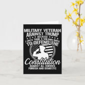 退役軍人ズ対トランプ2020米国選挙戦 カード (黄色い花)