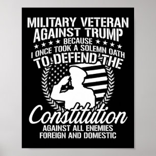 退役軍人ズ対トランプ2020米国選挙戦 ポスター