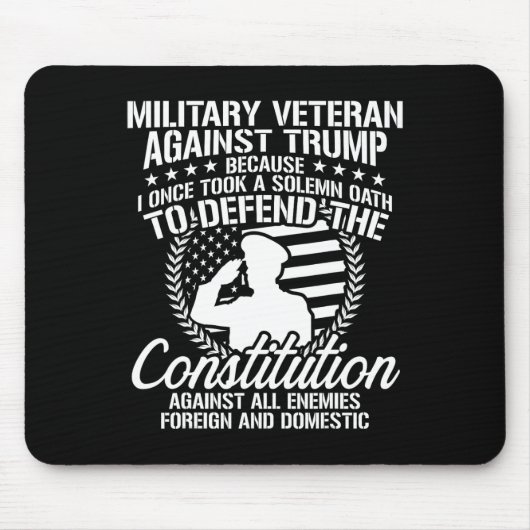 退役軍人ズ対トランプ2020米国選挙戦 マウスパッド (正面)