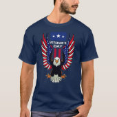 退役軍人デイアメリカンイーグル Tシャツ (正面)