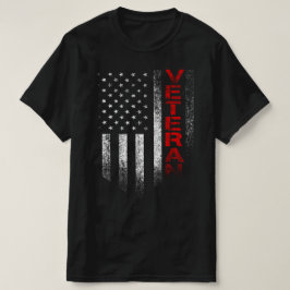 退役軍人デイアメリカ国旗 Tシャツ