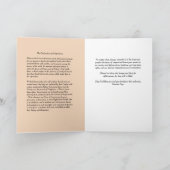 退役軍人デイカード5x7垂直グリーティングカード カード (内部)