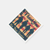 退役軍人デイペーパーナプキン スタンダードカクテルナプキン (角)