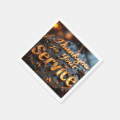 退役軍人デイペーパーナプキン スタンダードカクテルナプキン (角)