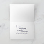 退役軍人デー宗教白十字アメリカ国旗 カード (内部)