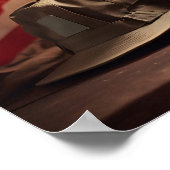 退役軍人デー愛国的デジタルプリントポスター ポスター (角)