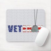 退役軍人ドッグタグオングレーブリック マウスパッド (マウス)