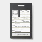 退役軍人バッジ バッジ (裏面)