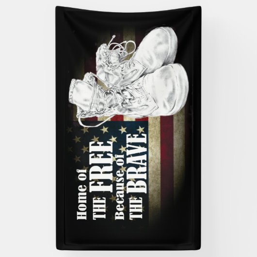 退役軍人バナー 横断幕 (縦)