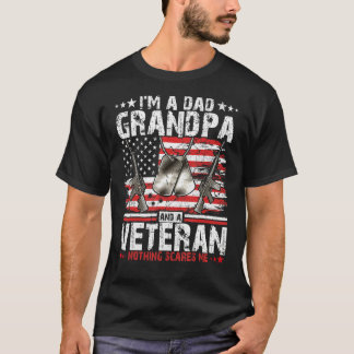 退役軍人パパグランドパシャツおもしろいパパグランドパフォーヴェ Tシャツ