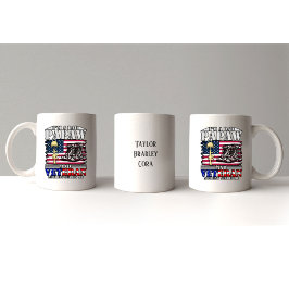 退役軍人パパPapaw Nothingが私をカスタマイズ可能 マグカップ