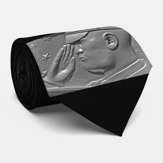 退役軍人ヒーロー&軍隊敬礼タイ ネクタイ (ロール)