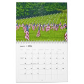 退役軍人ヒーロ軍隊オナー カレンダー (3月 2026)