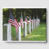 退役軍人フラグお祝いオブライフゲストブック ゲストブック (裏面)