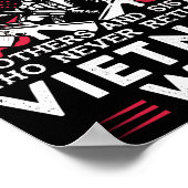 退役軍人ベトナム戦争で一度も戻らなかった ポスター (角)