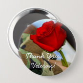 退役軍人ボタンありがとう 缶バッジ (正面&裏面)