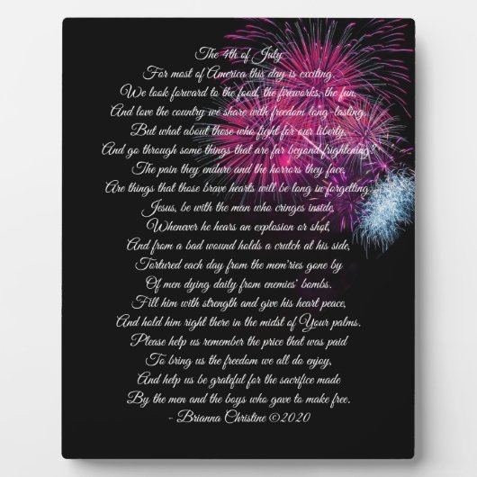 退役軍人ポエムプラーク フォトプラーク (正面)