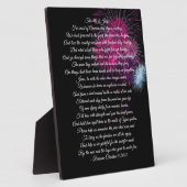 退役軍人ポエムプラーク フォトプラーク (側面)