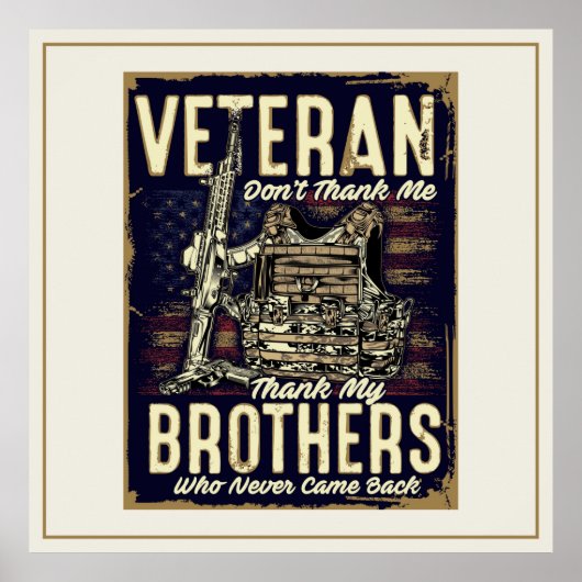 退役軍人ポスター ポスター (正面)