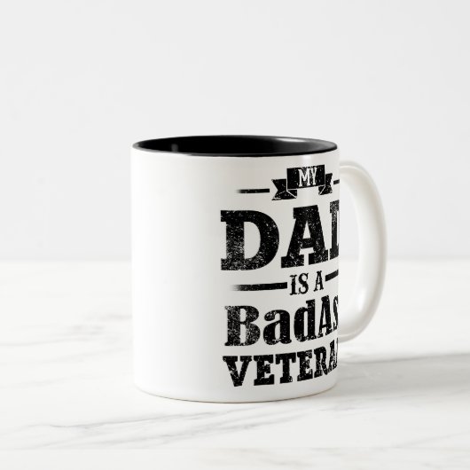 退役軍人マググ ツートーンマグカップ (正面右)