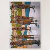 退役軍人メモリアルパークニューメキシコ ジグソーパズル (縦)