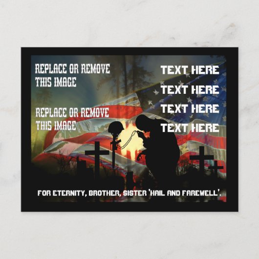 退役軍人メモリアルヴェールオブティアーズオブティアーズ ポストカード (正面)