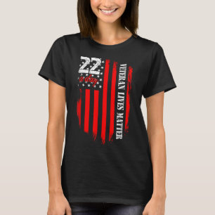 退役軍人ライフスーサイド認識度Ptsd退役軍人22ダ Tシャツ
