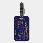 退役軍人ラゲッジタグ(情報連絡を追加) ラゲッジタグ (正面縦)