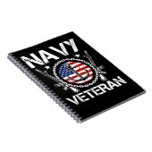 退役軍人ヴィンテージ海軍退役軍人208海軍の兵士の軍隊 ノートブック (右側)
