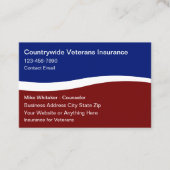 退役軍人保険事業 名刺 (正面)