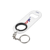 *~*退役軍人像軍隊自由赤白青 キーホルダー栓抜き (裏面アングル)