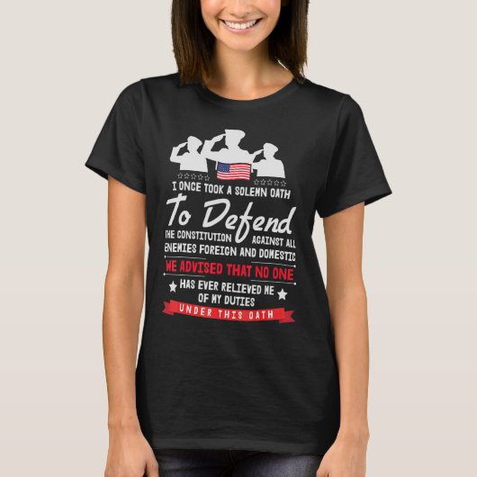 退役軍人兵 Tシャツ (正面)