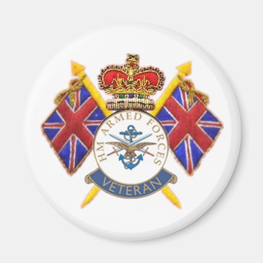 退役軍人冷蔵庫用マグネット マグネット (正面)