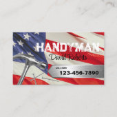 退役軍人取扱人修理・保守サービス 名刺 (正面)