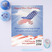 退役軍人向けのチラシテンプレート チラシ (シングル)