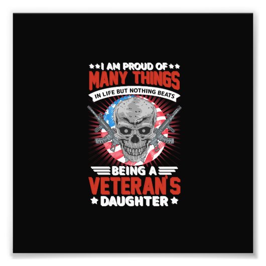 退役軍人娘 フォトプリント            (正面)